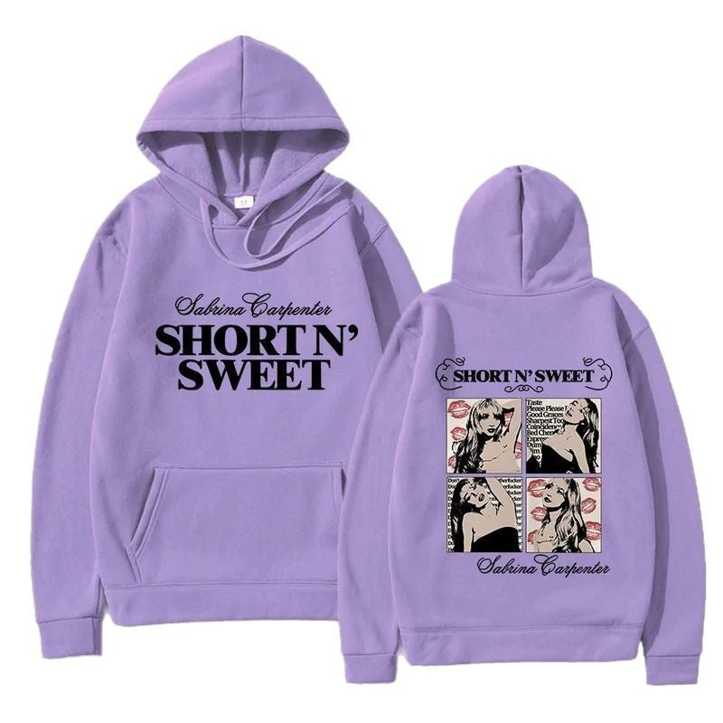 Sweat à capuche pour femmes avec design de bande dessinée créatif et coupe décontractée Chic & Stil
