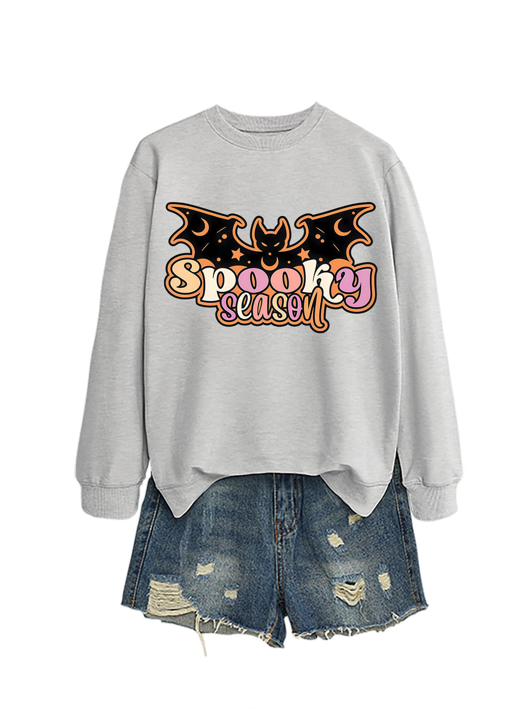 Sweatshirt pour femmes avec design créatif d'Halloween Chic & Stil