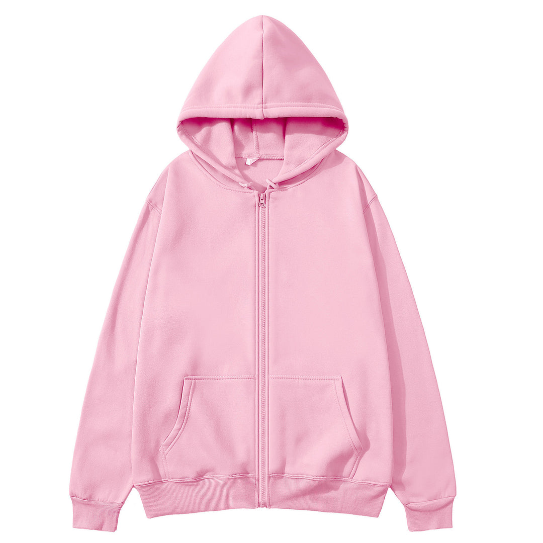 Comfortable hooded jacket for ladies with zipper and large pockets Lune London