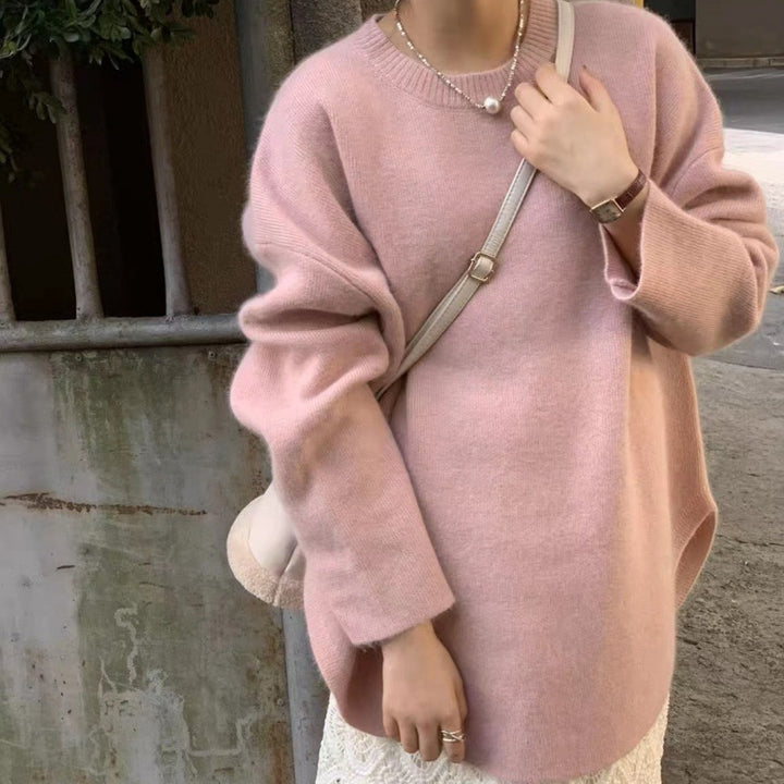 Pull surdimensionné cosy pour femmes en matériau doux Chic & Stil