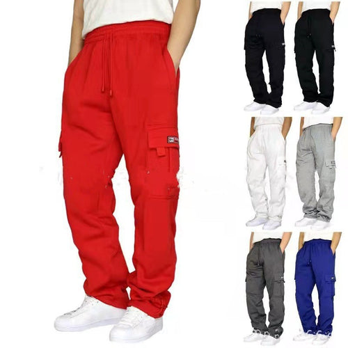 Men's cargo pants with practical pockets and elastic waist Lune London