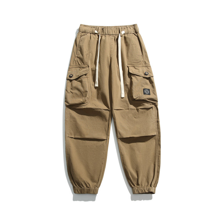 Pantalon cargo pour homme avec taille élastique et de nombreuses poches Chic und Stil