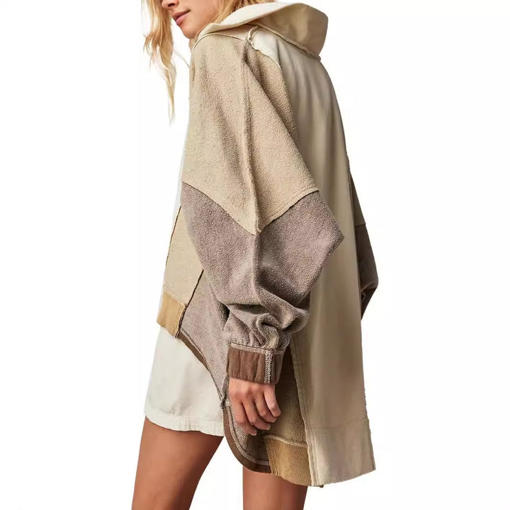 Oversized relaxed sweater for women with graphic design Lune London