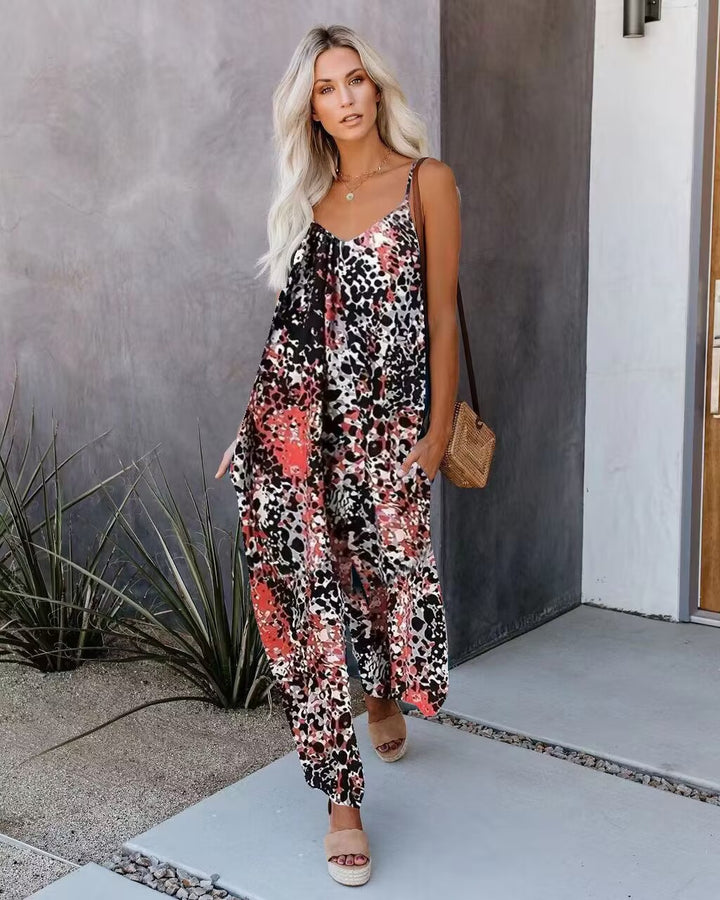 Summer maxi dress for women with adjustable straps and relaxed fit Lune London