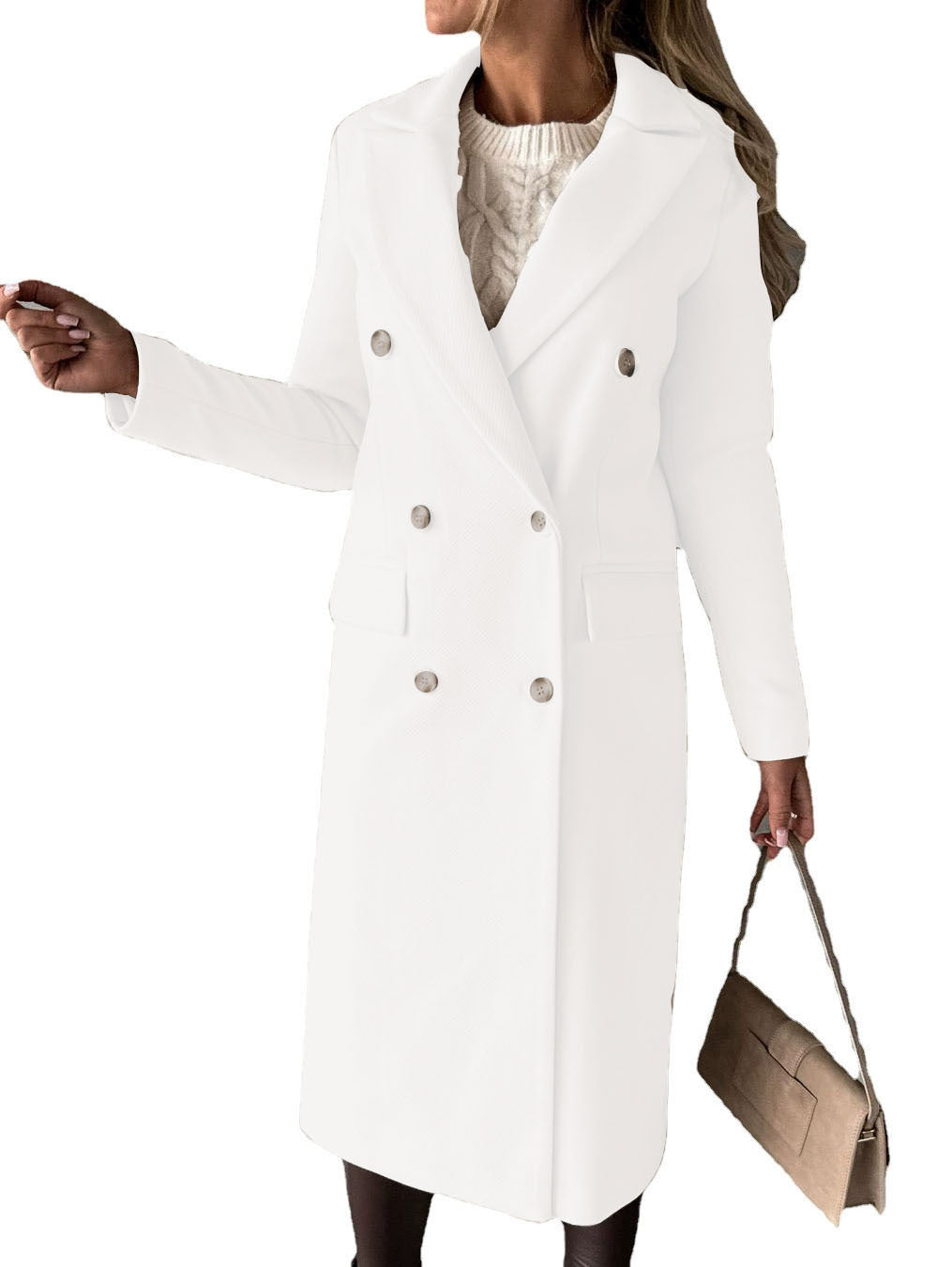 Ladies Elegant Fitted Blazer with Double-Breasted Lune London