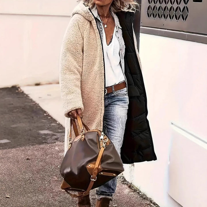 Long padded jacket for women Lune London