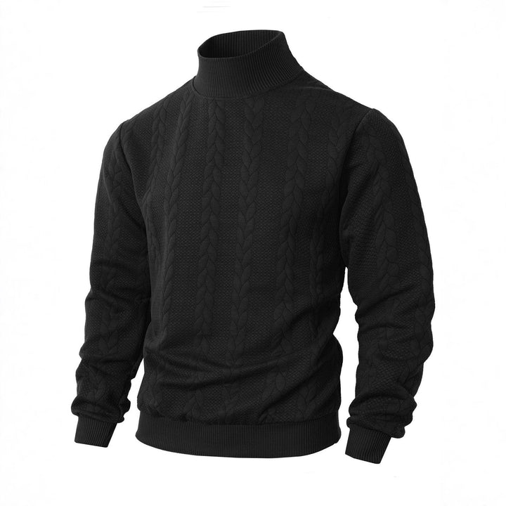 Structured high-neck sweater for men Lune London