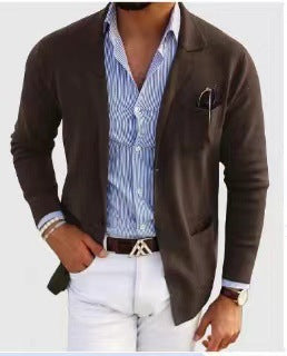 Elegant and comfortable knitted jacket for men Lune London
