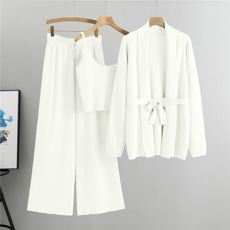 Lune London | Cardigan Jacket & Camisole Three-Piece Set