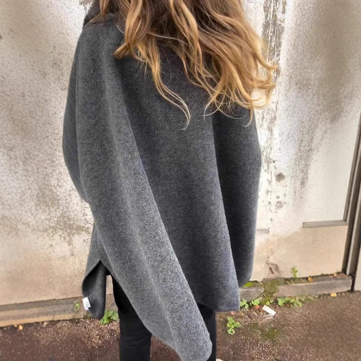 Women's hooded jacket with luxurious faux fur collar and modern cut Lune London