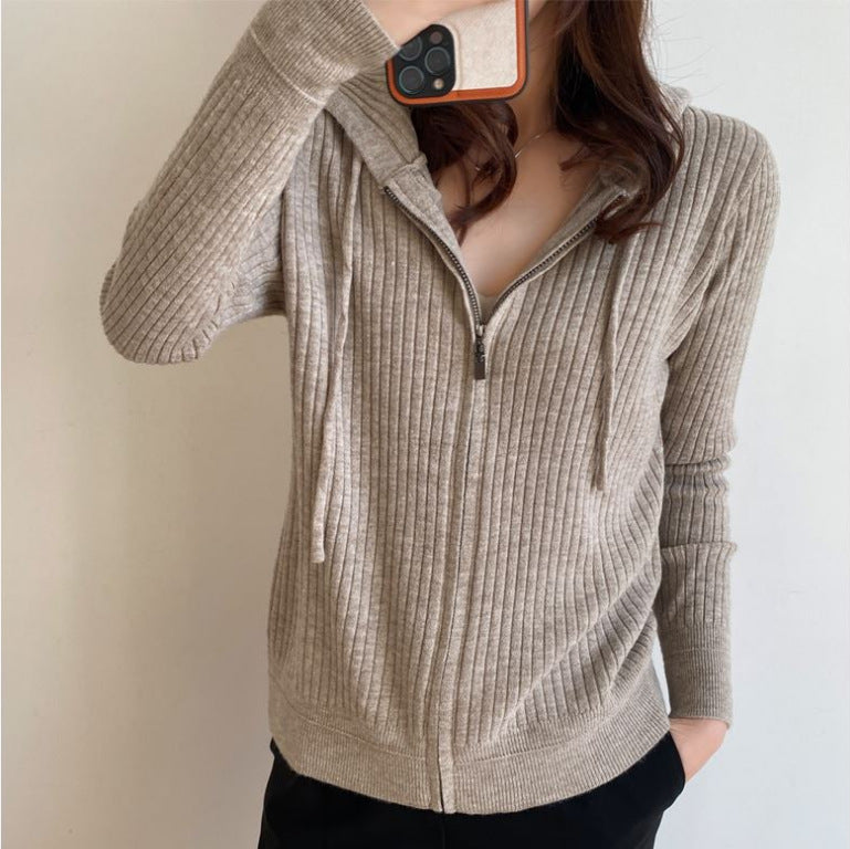 Gilet femme avec capuche et fermeture éclair Chic & Stil