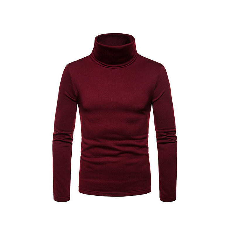 Trendy turtleneck sweater for men in fine knit Lune London