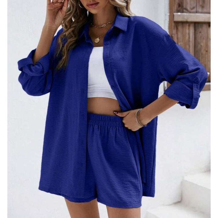 Lune London casual top and shorts set for women