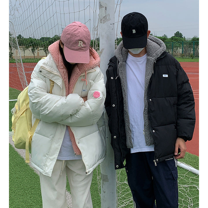 Ladies winter with reversible fleece lining and chic sporty design