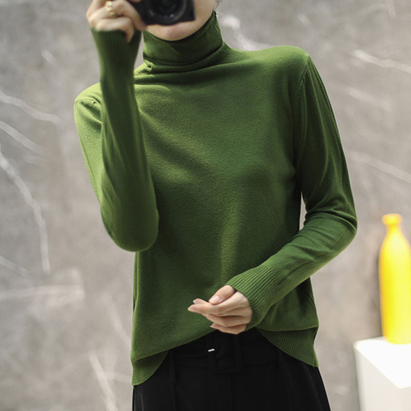 Pull col roulé de haute qualité pour femmes Chic & Stil