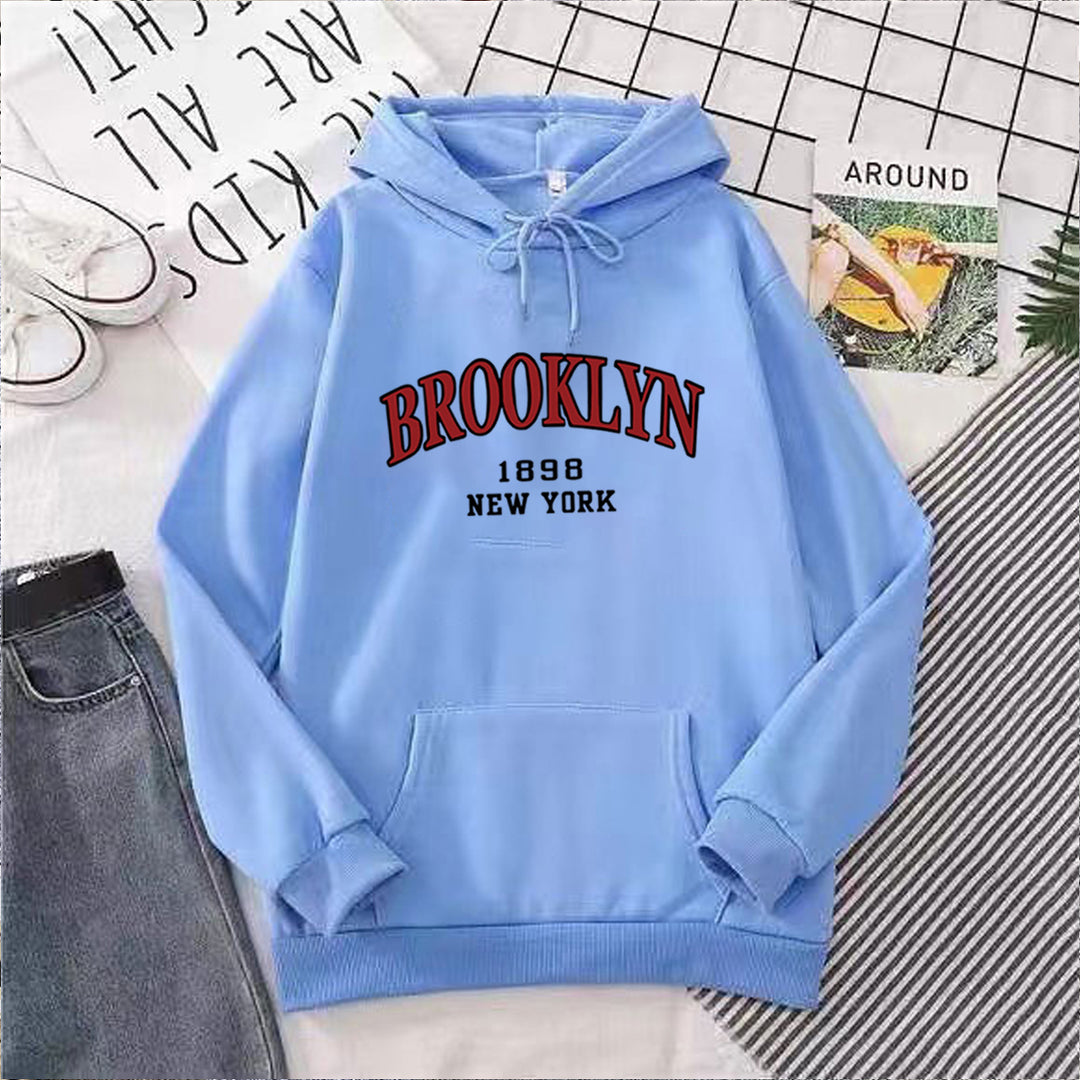 Women's hoodie with urban Brooklyn design Chic & Stil