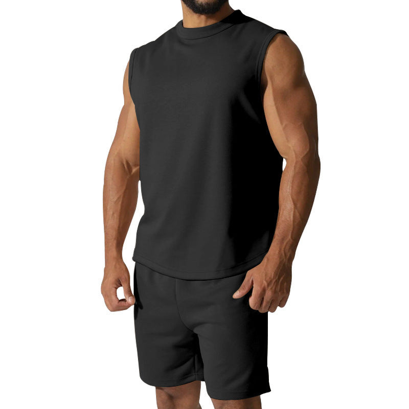Men's short sleeve athletic set with elastic waistband and modern design Lune London