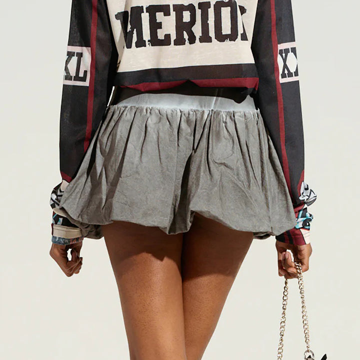 Casual women's skirt with high-quality lace-up waist Lune London