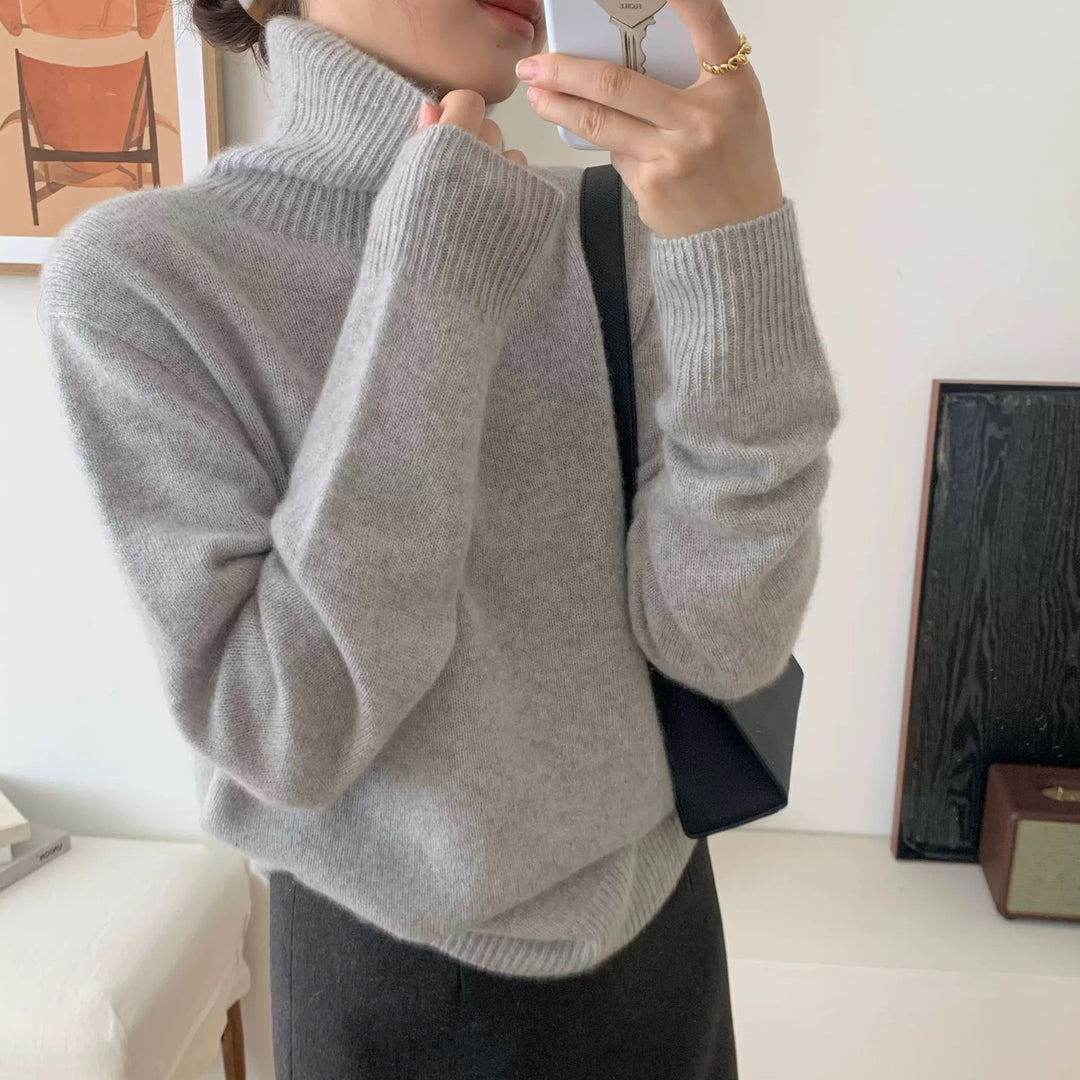 High-quality cashmere blend women's sweater Lune London