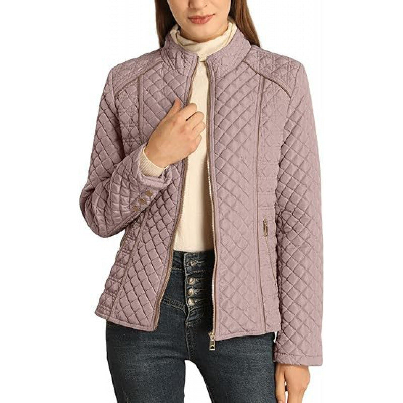 Lune London ladies casual down jacket with high collar