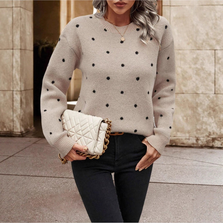Sweater pour femmes avec un motif ludique et une coupe confortable Chic & Stil