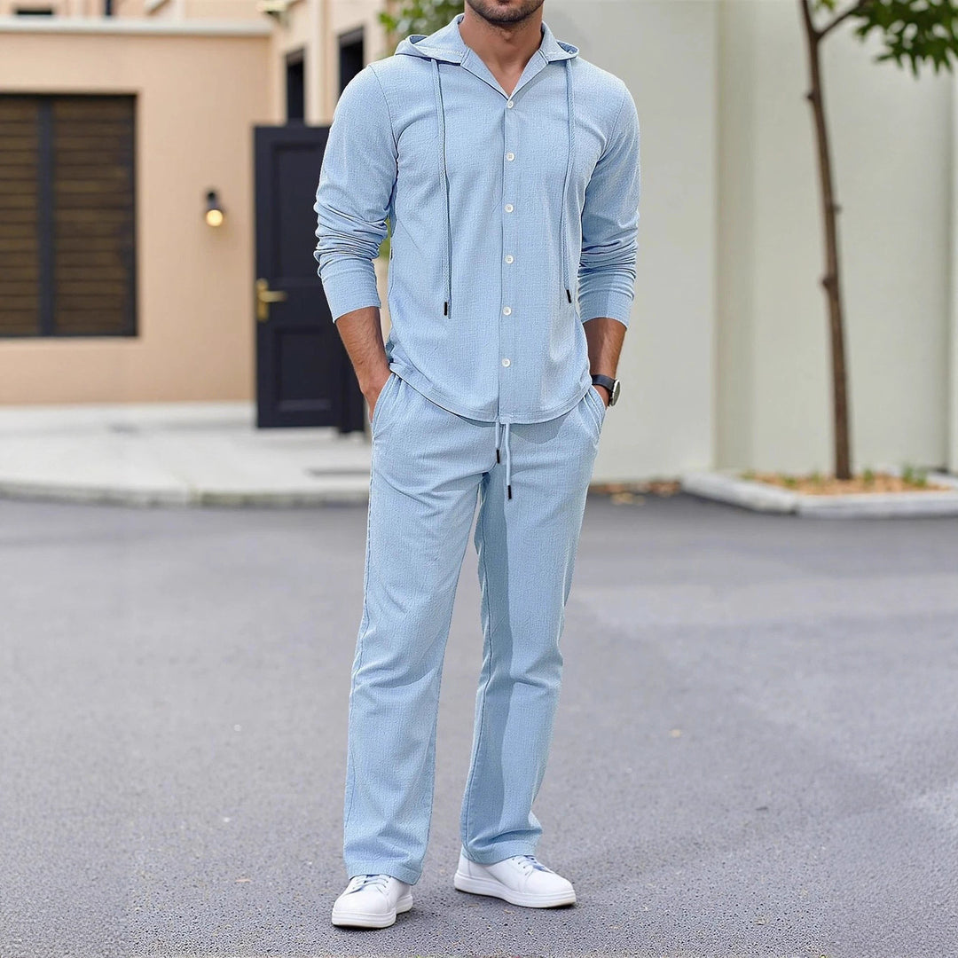 Men's casual hoodie set with practical pockets and trendy fit Lune London