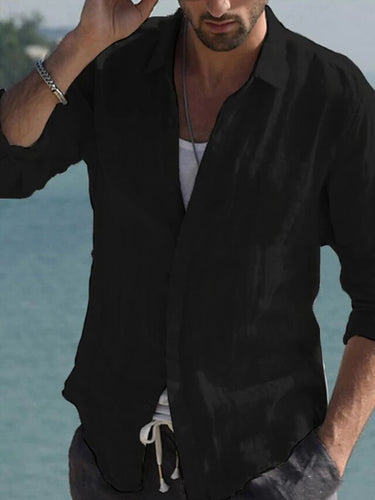 Men's Casual Linen Shirt Lune London