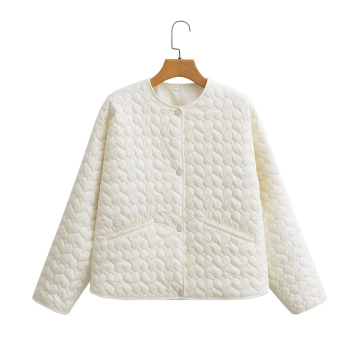 Quilted transition jacket for women with side pockets and modern design Lune London