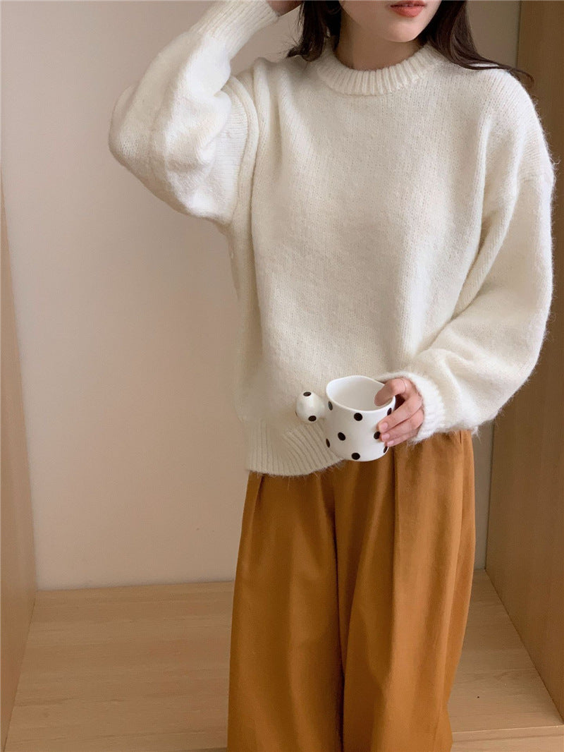 Pull surdimensionné en peluche pour femmes en tricot doux Chic & Stil