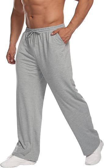 Comfortable sports pants for men with elastic waist and side pockets Lune London