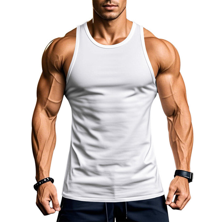 Men's training tank top in breathable functional material Lune London