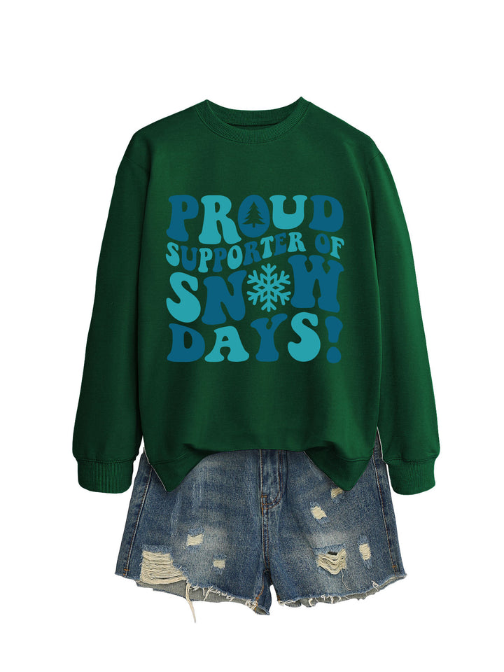 Sweatshirt femme avec imprimé créatif et coupe décontractée Chic & Stil