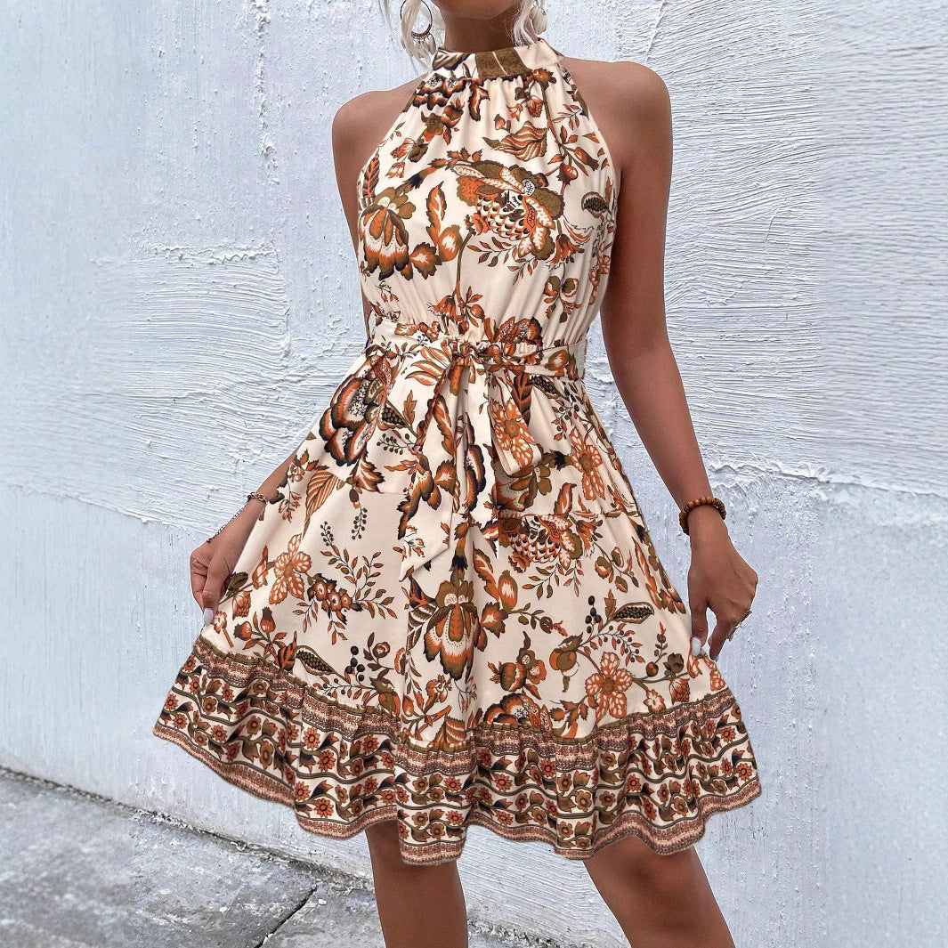Women Flowers Necklace Summer Dress Lune London