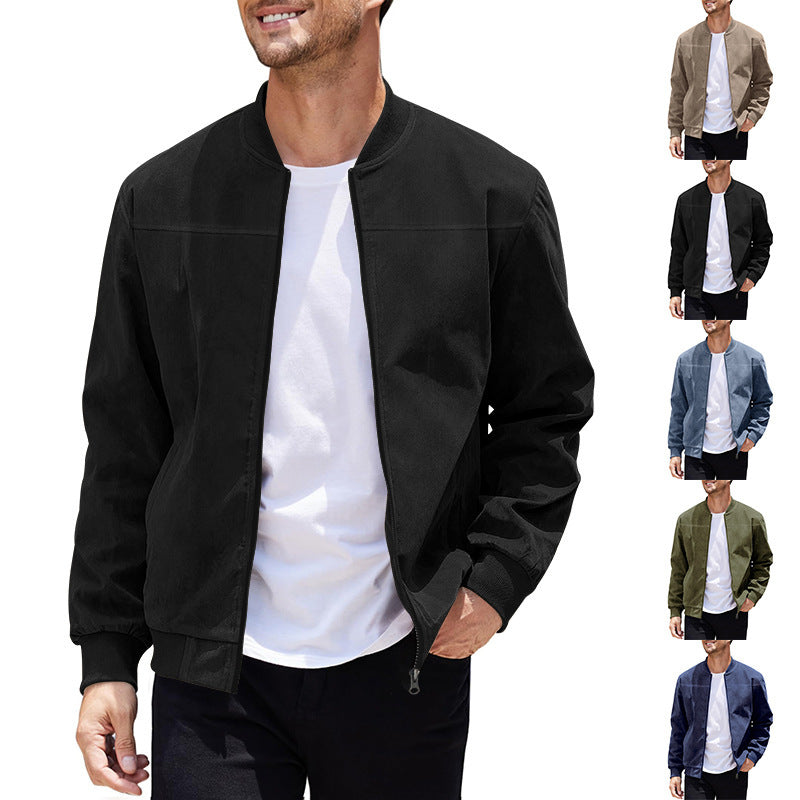 Elegant bomber jacket for men in high-quality velvet Lune London