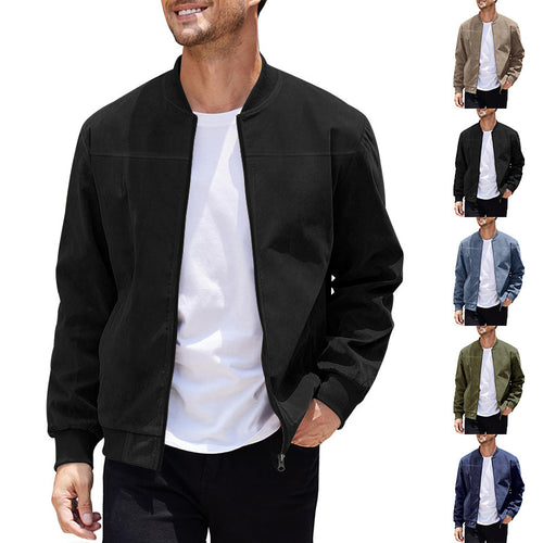 Elegant bomber jacket for men in high-quality velvet Lune London