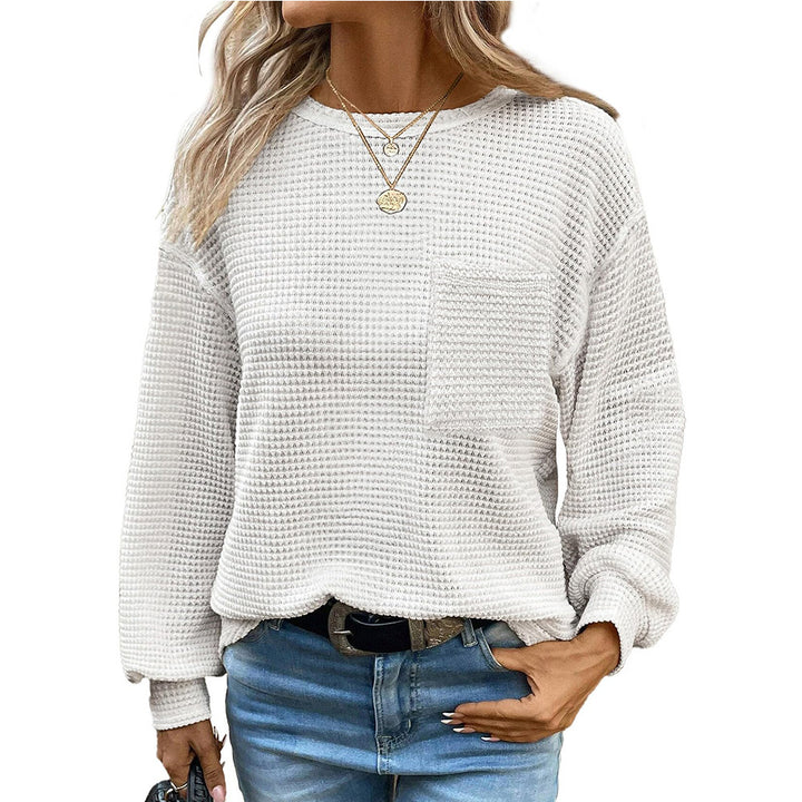 Casual sweatshirt for women with structure and chest pocket Lune London
