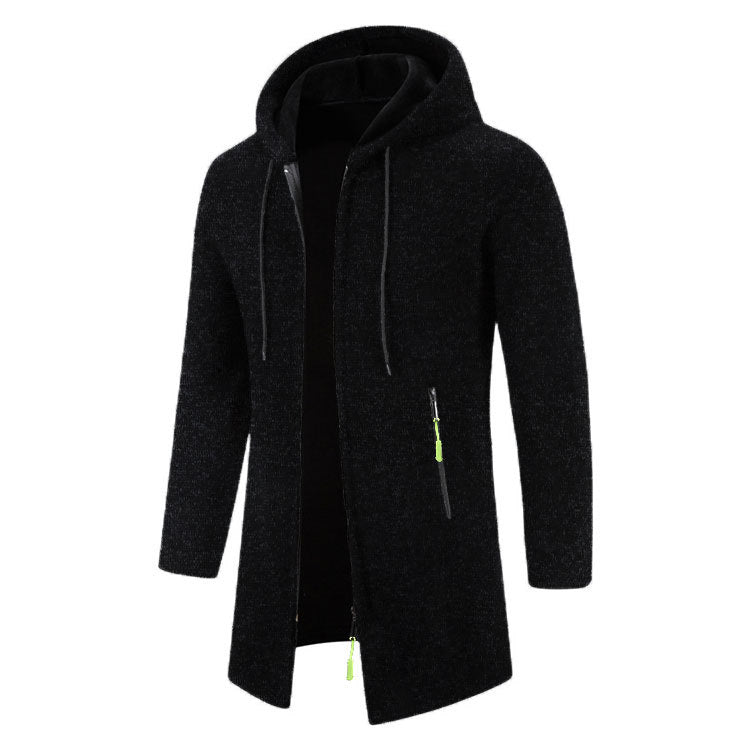 Casual hooded jacket for men with ergonomic cut and practical zippered pockets Lune London