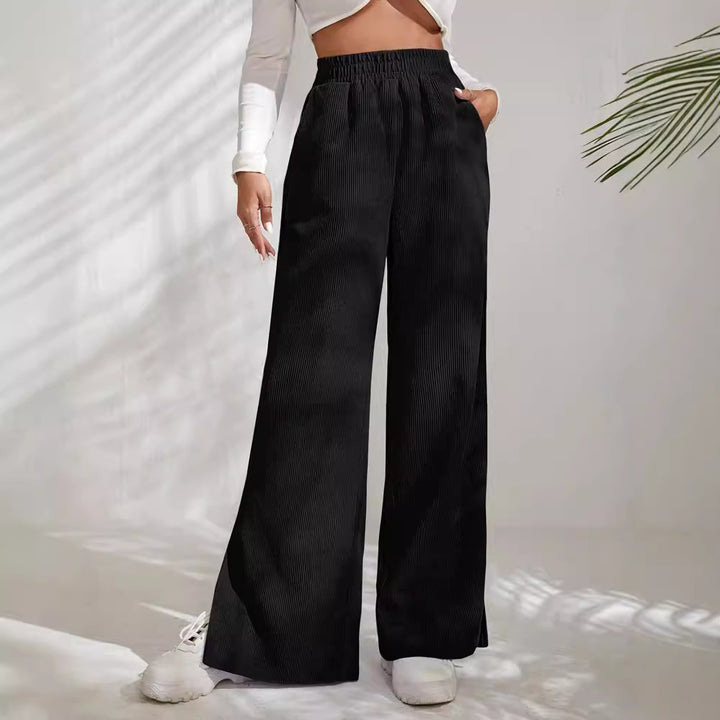 Lune London Wide Ribbed Pants for Women
