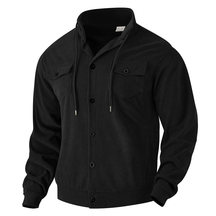 Lune London striped corduroy utility jacket for men