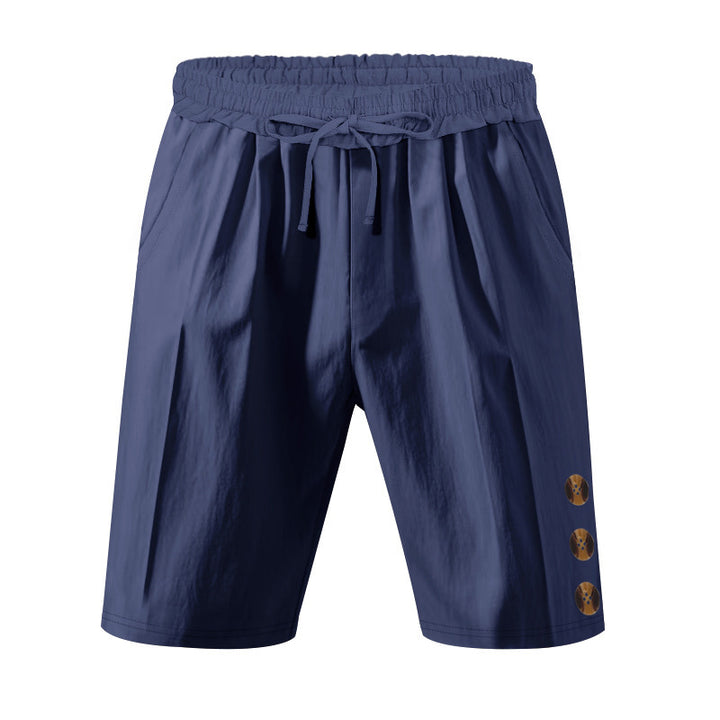 Leisure shorts for men with elastic waistband and practical side pockets Lune London