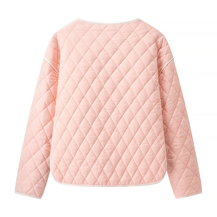 Quilted transition jacket for women with side pockets Lune London