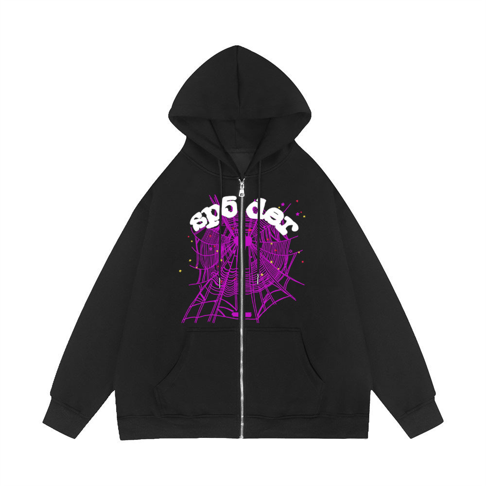 Ladies Urban Zip-Hoodie with unique graphic print and comfortable pockets Lune London