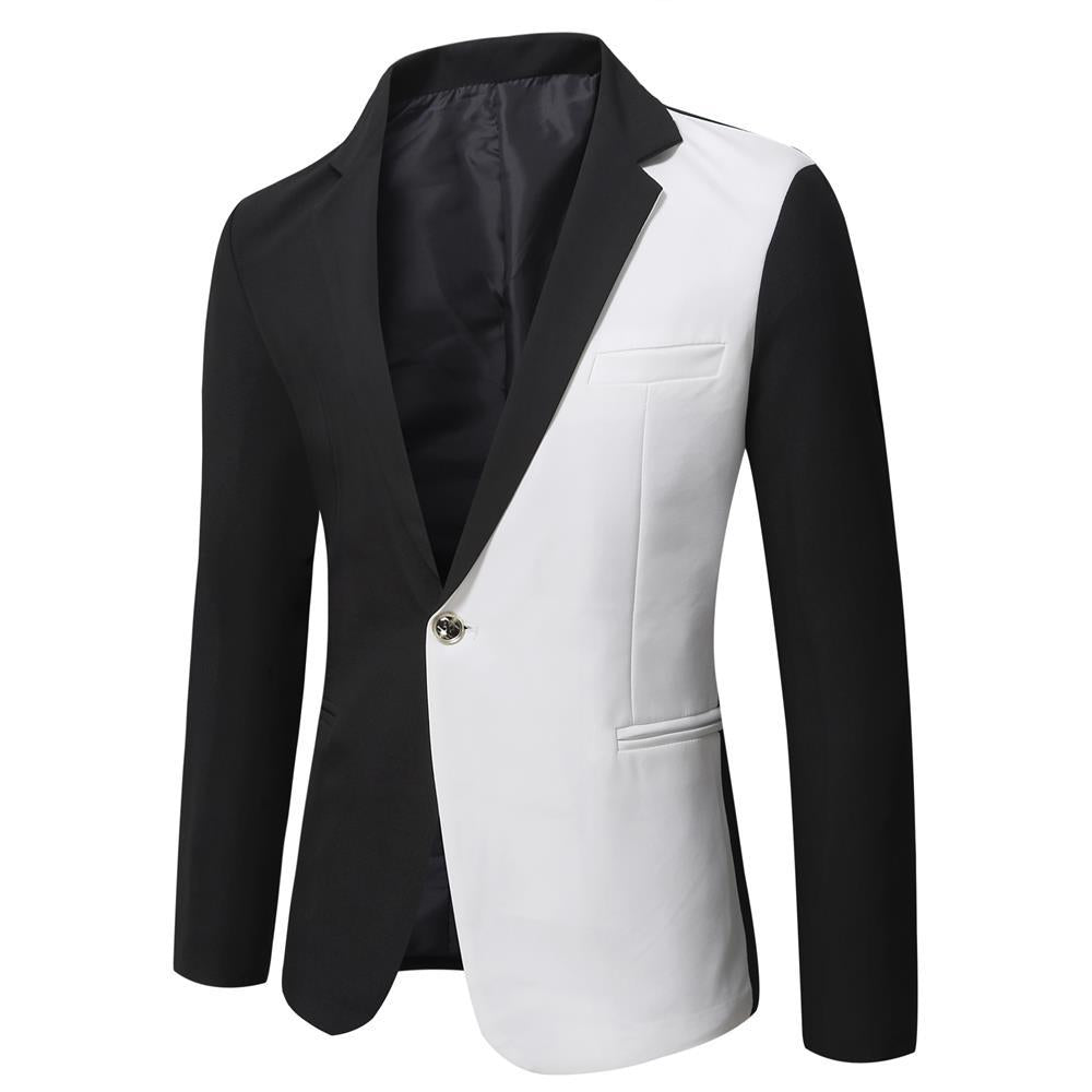 Chic blazer and trendy double-breasted style for men