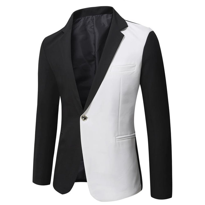 Chic blazer and trendy double-breasted style for men