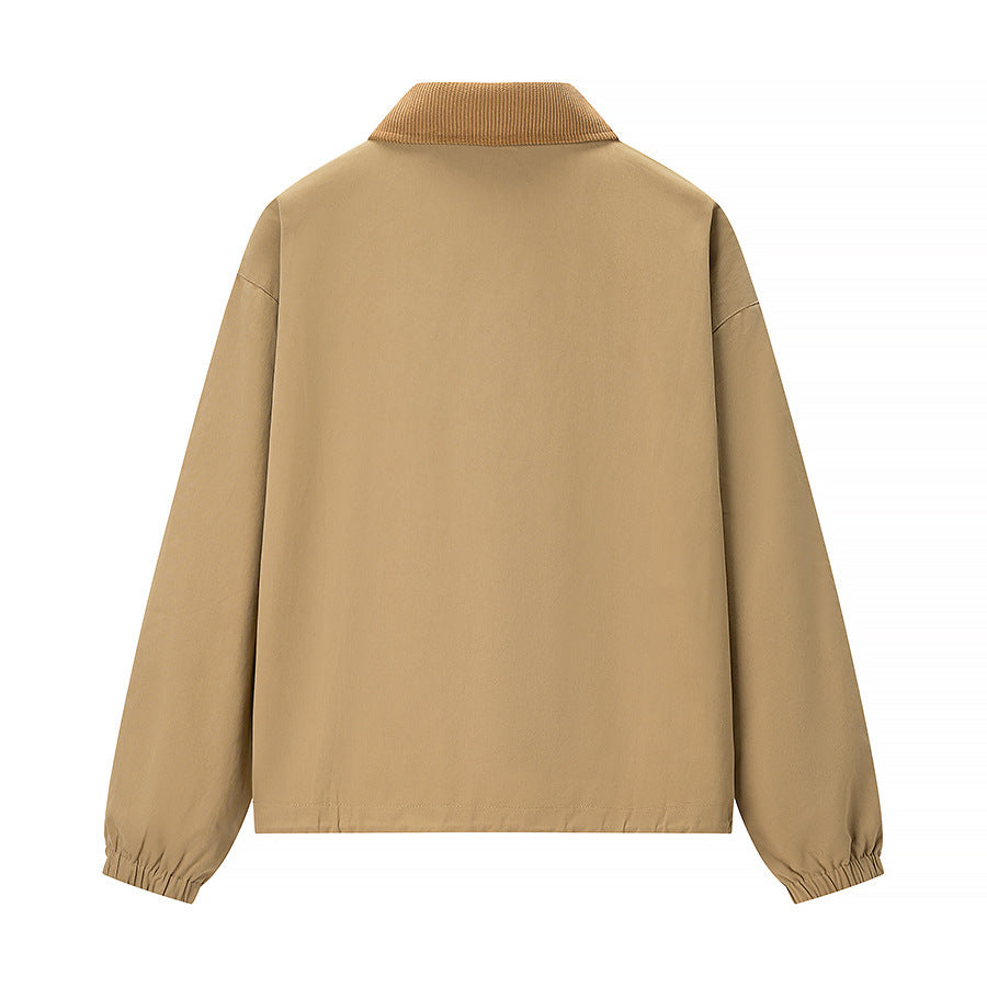 Utility jacket for women with practical pockets and modern zipper Lune London