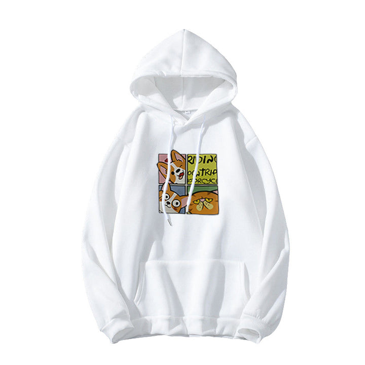 Women's Hoodie with Cute Dog Design Chic & Stil