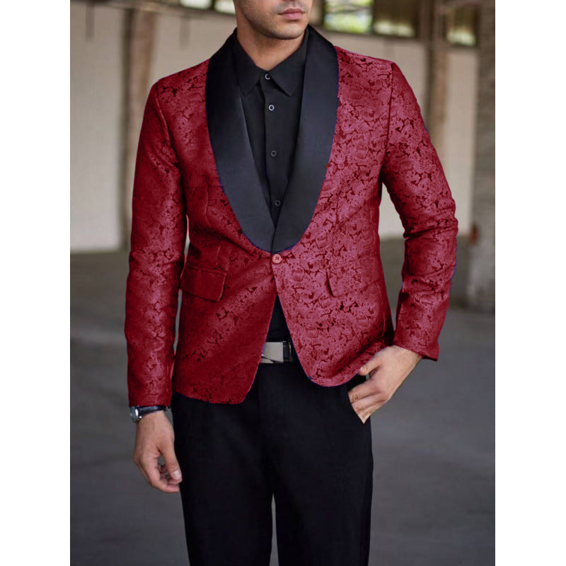 Luxury jacquard blazer for men Lune London