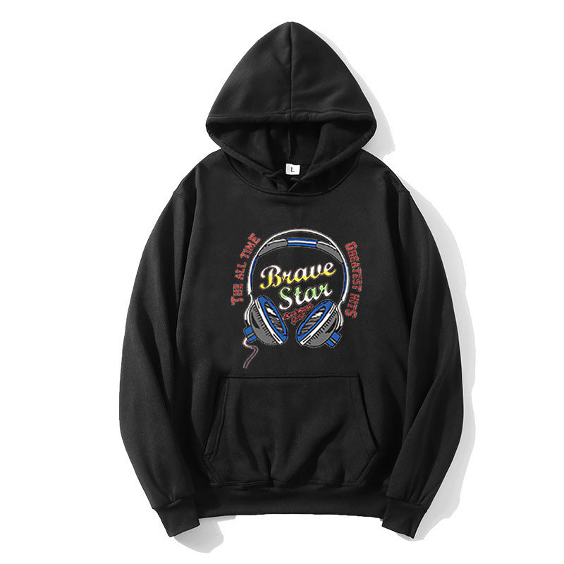 Women's hoodie with striking music design Chic & Stil