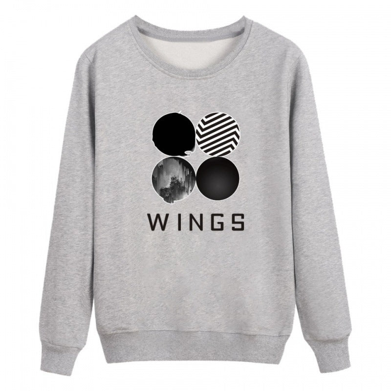 Sweat-shirt femme avec impression graphique créative et col rond Chic & Stil