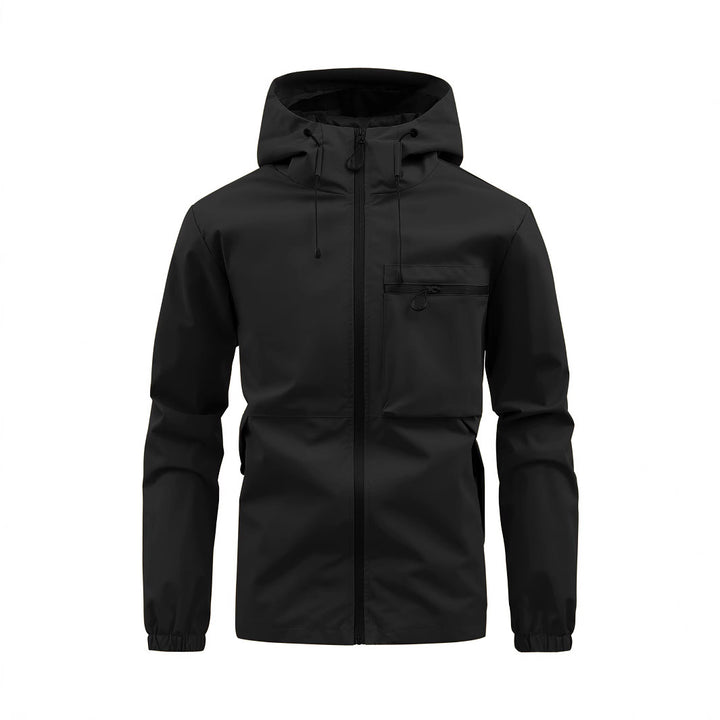Men's all-weather waterproof jacket with adjustable waist Lune London